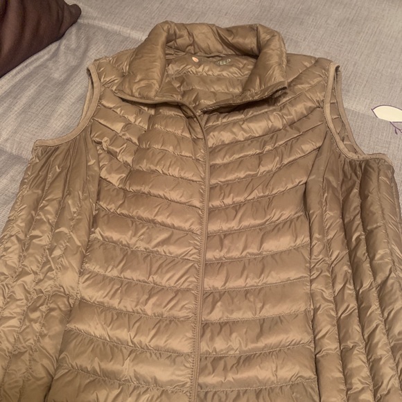 Heat Keep down tan/champagne puffer! Brand new! - Picture 1 of 5